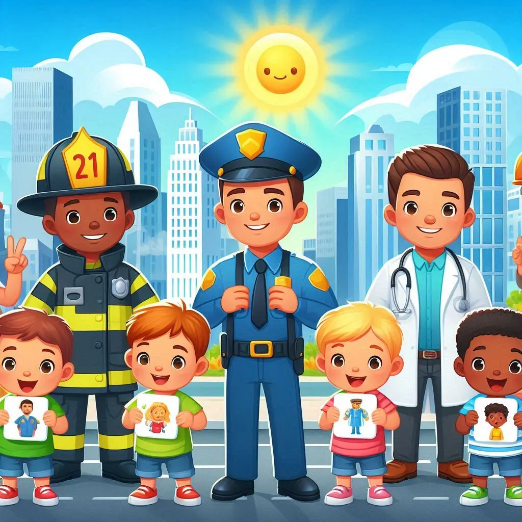 Everyday Heroes: Meet Community Helpers with Flashcards